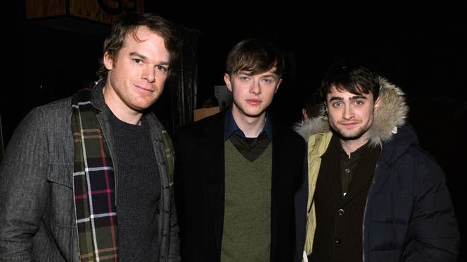 Michael C. Hall, Dane DeHaan and Daniel Radcliff.jpg